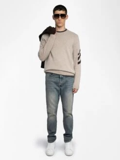 Zadig & Voltaire Kennedy Cashmere Sweater Oatmeal