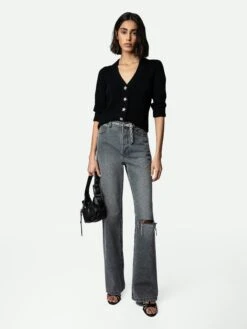 Zadig & Voltaire Betsy Cashmere Cardigan Black