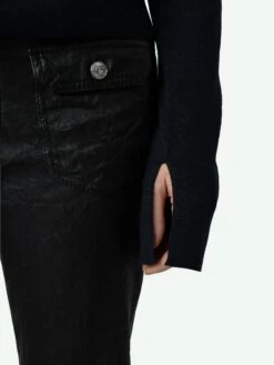 Zadig & Voltaire Jemma Wool Cardigan Encre -Zadig & Voltaire Clothing KWCA00579 ENCRE ADDI 2 664c5f1a79188