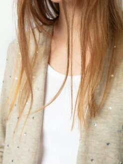 Zadig & Voltaire Daffy Cashmere Cardigan Geology -Zadig & Voltaire Clothing KWCA01624 GEOLOGY ADDI 2 6760531111621