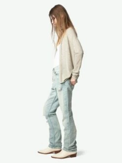 Zadig & Voltaire Daffy Cashmere Cardigan Geology -Zadig & Voltaire Clothing KWCA01624 GEOLOGY ADDI 3 6760542523655