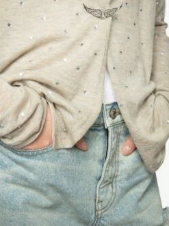 Zadig & Voltaire Daffy Cashmere Cardigan Geology -Zadig & Voltaire Clothing KWCA01624 GEOLOGY HOVER 67605378f2112