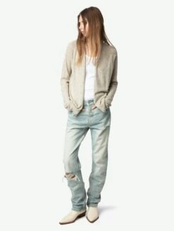 Zadig & Voltaire Daffy Cashmere Cardigan Geology