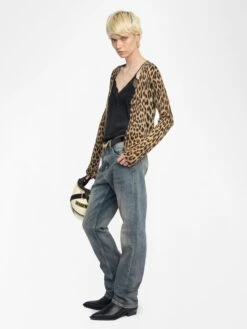 Zadig & Voltaire Manala Cashmere Cardigan Daim -Zadig & Voltaire Clothing KWCA01643 DAIM ADDI 2 685e8cf9dc7f0