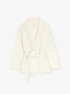 Zadig & Voltaire Alpa Coat Ecru -Zadig & Voltaire Clothing KWCO01526 ECRU PACKSHOT 686680ff794ec