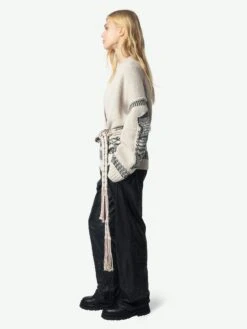 Zadig & Voltaire Aspen Belted Sweater Coat Erable -Zadig & Voltaire Clothing KWCO01586 ERABLE ADDI 3 67234e6e1fd0b
