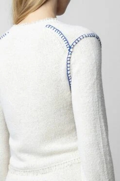 Zadig & Voltaire Hiko Dress Ecru -Zadig & Voltaire Clothing KWDR00166 ECRU 9