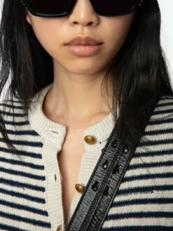 Zadig & Voltaire Tahoe Striped Summer Dress Encre -Zadig & Voltaire Clothing KWDR01189 ENCRE HOVER 67bed59b5bab8