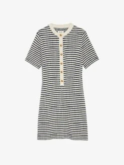 Zadig & Voltaire Tahoe Striped Summer Dress Encre -Zadig & Voltaire Clothing KWDR01189 ENCRE PACKSHOT 67c04e5361931