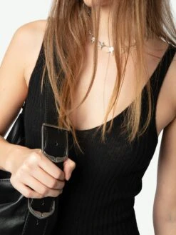 Zadig & Voltaire Nara Cashmere Dress Black -Zadig & Voltaire Clothing KWDR01205 BLACK ADDI 3 676053ff57720