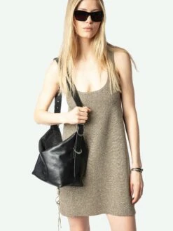 Zadig & Voltaire Daby Gold Metallic Mini Dress Gold 12 Zadig & Voltaire Daby Gold Metallic Mini Dress Gold -Zadig & Voltaire Clothing KWDR01206 GOLD ADDI 2 67a6254177488