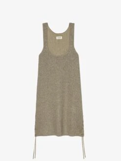 Zadig & Voltaire Daby Gold Metallic Mini Dress Gold 15 Zadig & Voltaire Daby Gold Metallic Mini Dress Gold -Zadig & Voltaire Clothing KWDR01206 GOLD PACKSHOT 67a6269a3f5c3