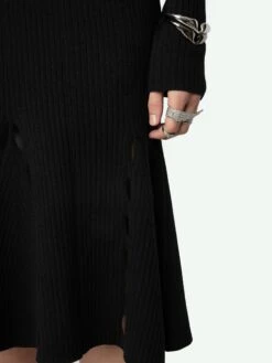 Zadig & Voltaire Ginza Skirt Black -Zadig & Voltaire Clothing KWSK00013 NOIR HOVER 6704e44a22568