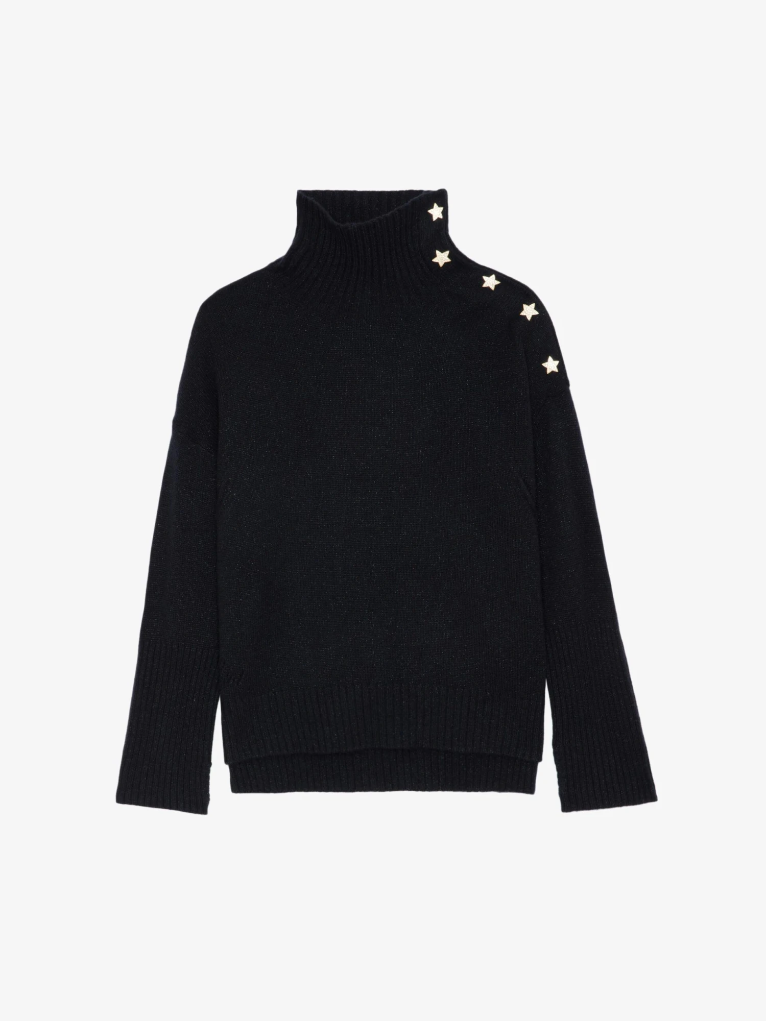 Zadig & Voltaire Alma Jewelled Cashmere Sweater Encre 8 Zadig & Voltaire Alma Jewelled Cashmere Sweater Encre - Image 6