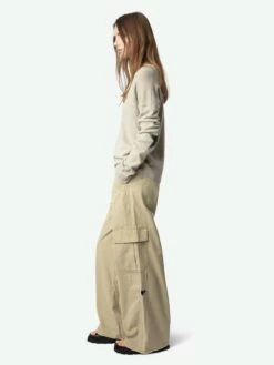 Zadig & Voltaire Vivi Patch Cashmere Sweater Geology -Zadig & Voltaire Clothing KWSW00059 GEOLOGY ADDI 2 675ff13c5f4dc