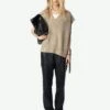 Zadig & Voltaire Maddy Cashmere Sweater Oatmeal -Zadig & Voltaire Clothing KWSW01523 OATMEAL SHOOTING 6723503d8f28c