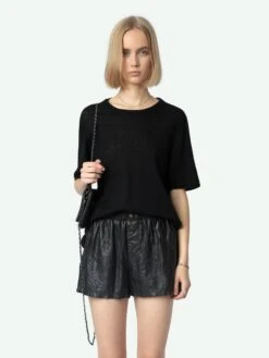 Zadig & Voltaire Ida Cashmere Sweater Black -Zadig & Voltaire Clothing KWSW01524 NOIR ADDI 1 66fd1708607d2