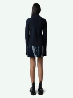 Zadig & Voltaire Micky Sweater Encre -Zadig & Voltaire Clothing KWSW01551 ENCRE BACK 670e3282f3632