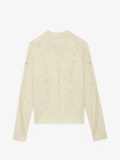 Zadig & Voltaire Morley Sweater Vanille -Zadig & Voltaire Clothing KWSW01608 VANILLE PACKSHOT 1