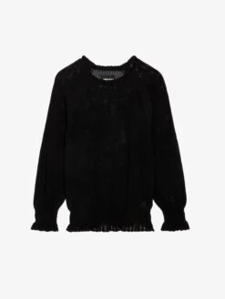 Zadig & Voltaire Moira Sweater Black 13 Zadig & Voltaire Moira Sweater Black -Zadig & Voltaire Clothing KWSW01636 NOIR PACKSHOT