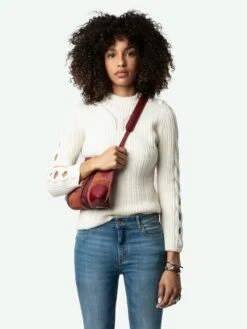 Zadig & Voltaire Sulky Sweater Flake -Zadig & Voltaire Clothing KWSW01658 FLAKE ADDI 1 667ed764aa52f