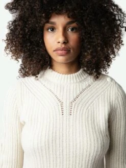 Zadig & Voltaire Sulky Sweater Flake -Zadig & Voltaire Clothing KWSW01658 FLAKE HOVER 667ed7cf31059