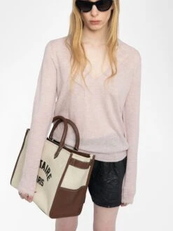Zadig & Voltaire Rivy Cashmere Sweater Bebe -Zadig & Voltaire Clothing KWSW01661 BEBE HOVER 683700fb689ce