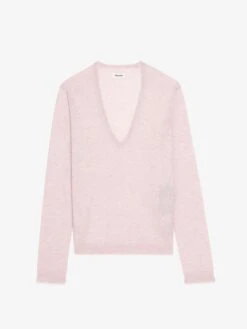 Zadig & Voltaire Rivy Cashmere Sweater Bebe -Zadig & Voltaire Clothing KWSW01661 BEBE PACKSHOT 6836c98f118e3
