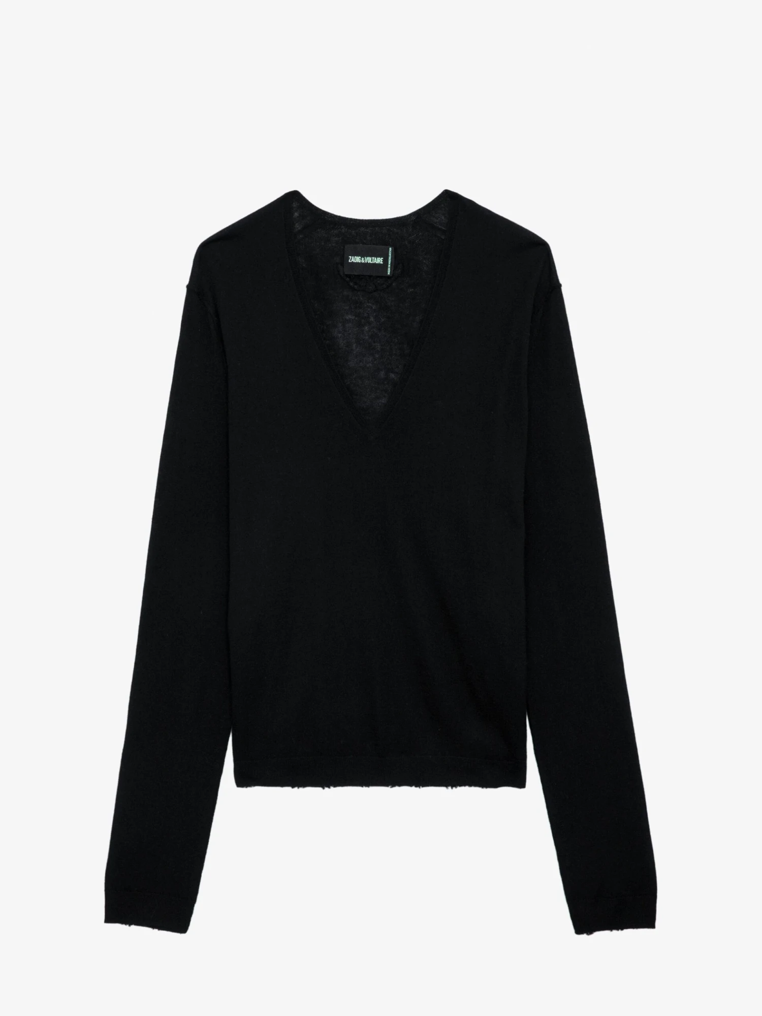 Zadig & Voltaire Rivy Cashmere Sweater Black 7 Zadig & Voltaire Rivy Cashmere Sweater Black - Image 5