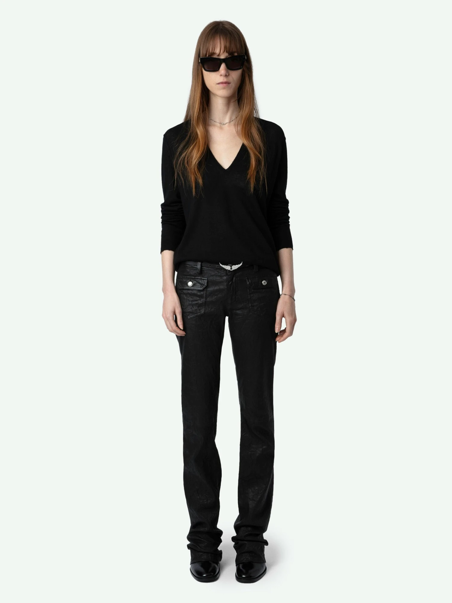 Zadig & Voltaire Rivy Cashmere Sweater Black 3 Zadig & Voltaire Rivy Cashmere Sweater Black