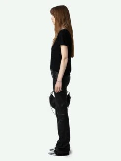 Zadig & Voltaire Celsy Cashmere Sweater Black -Zadig & Voltaire Clothing KWSW01671 NOIR ADDI 1 664c5e611115d