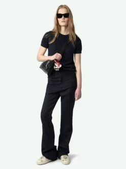 Zadig & Voltaire Bully Sweater Encre -Zadig & Voltaire Clothing KWSW02691 ENCRE ADDI 1 67b75824c1430