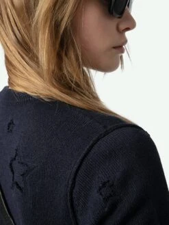 Zadig & Voltaire Bully Sweater Encre -Zadig & Voltaire Clothing KWSW02691 ENCRE ADDI 3 67b758005daa2