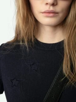 Zadig & Voltaire Bully Sweater Encre -Zadig & Voltaire Clothing KWSW02691 ENCRE HOVER 67b757d84a82a