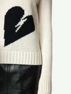 Zadig & Voltaire Malty Wool Sweater Ecru -Zadig & Voltaire Clothing KWSW02767 ECRU HOVER 67234ee5763f3