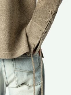 Zadig & Voltaire Listy Lurex Sweater Gold -Zadig & Voltaire Clothing KWSW02780 GOLD ADDI 4 67a62586c17bc