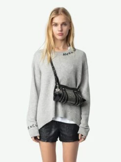 Zadig & Voltaire Markus Cashmere Sweater Gris Chine Clai