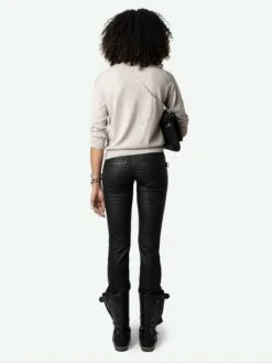 Zadig & Voltaire Kandy Sweater Erable -Zadig & Voltaire Clothing KWSW02796 LATTE BACK 66ce04b7605f5