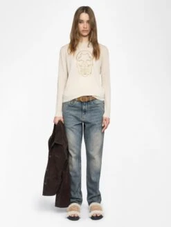 Zadig & Voltaire Miss Cashmere Sweater Ecru