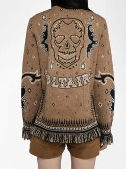 Zadig & Voltaire Leon Wool Sweater Daim -Zadig & Voltaire Clothing KWSW02812 DAIM ADDI 4 685d221187b59