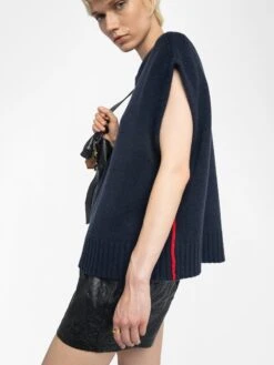 Zadig & Voltaire Darcy Sweater Encre -Zadig & Voltaire Clothing KWSW02814 ENCRE HOVER 685e8debcfee0