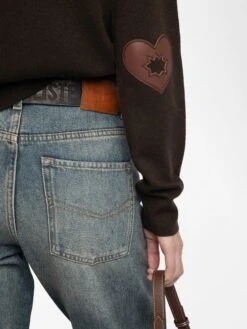 Zadig & Voltaire Cici Sweater Dark Chocolate -Zadig & Voltaire Clothing KWSW02815 DARK CHOCOLATE HOVER 685d22286f320