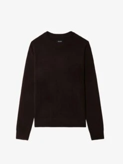 Zadig & Voltaire Cici Sweater Dark Chocolate -Zadig & Voltaire Clothing KWSW02815 DARK CHOCOLATE PACKSHOT 68628722a0d54