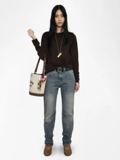 Zadig & Voltaire Cici Sweater Dark Chocolate