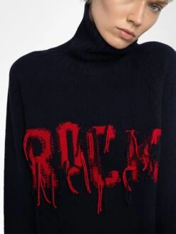 Zadig & Voltaire Mora Wool Sweater Encre -Zadig & Voltaire Clothing KWSW02823 ENCRE HOVER 685e8db8f0656