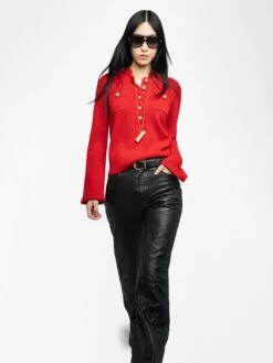 Zadig & Voltaire Lucas Sweater Love -Zadig & Voltaire Clothing KWSW02831 LOVE ADDI 1 685d224e8adf8