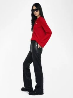 Zadig & Voltaire Lucas Sweater Love -Zadig & Voltaire Clothing KWSW02831 LOVE ADDI 2 685d223076ece