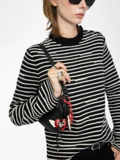 Zadig & Voltaire Spiky Sweater Black 12 Zadig & Voltaire Spiky Sweater Black -Zadig & Voltaire Clothing KWSW02837 BLACK ADDI 2 687df5ade31f8