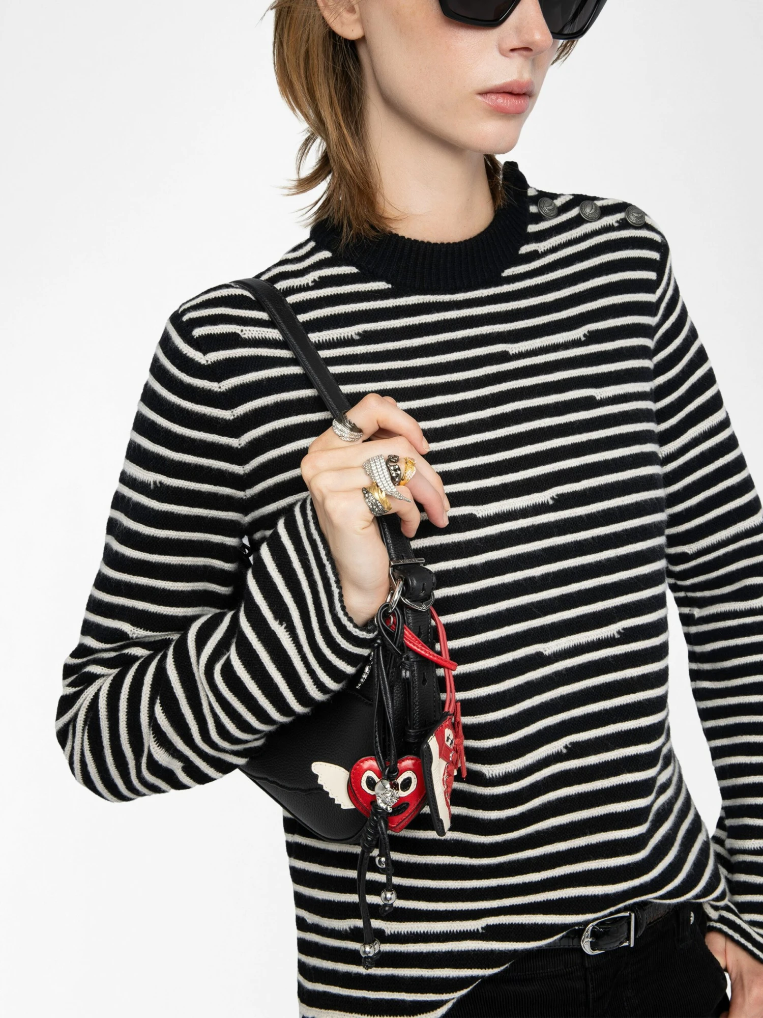 Zadig & Voltaire Spiky Sweater Black 6 Zadig & Voltaire Spiky Sweater Black - Image 4