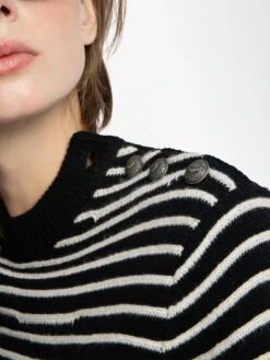 Zadig & Voltaire Spiky Sweater Black 14 Zadig & Voltaire Spiky Sweater Black -Zadig & Voltaire Clothing KWSW02837 BLACK HOVER 687df5bcd7dee